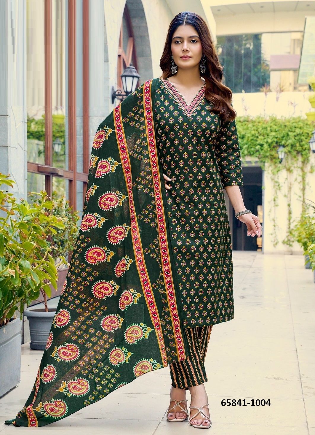 AJARAKH 1 - Catalog # 65841 (Set of 8 Readymade Salwar Suits) AJARAKH 1 - Catalog # 65841 (Set of 8 Readymade Salwar Suits)
