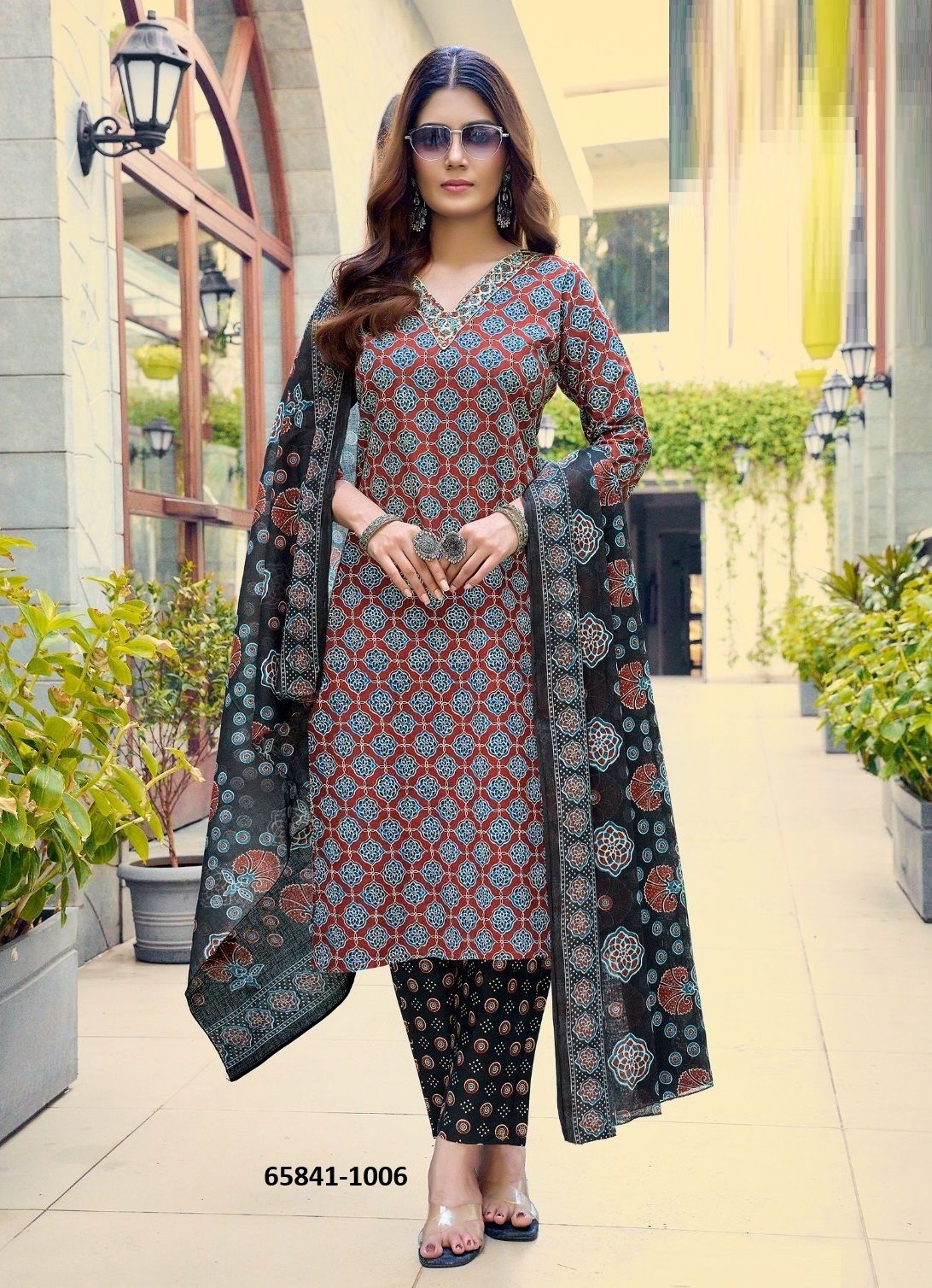 AJARAKH 1 - Catalog # 65841 (Set of 8 Readymade Salwar Suits) AJARAKH 1 - Catalog # 65841 (Set of 8 Readymade Salwar Suits)