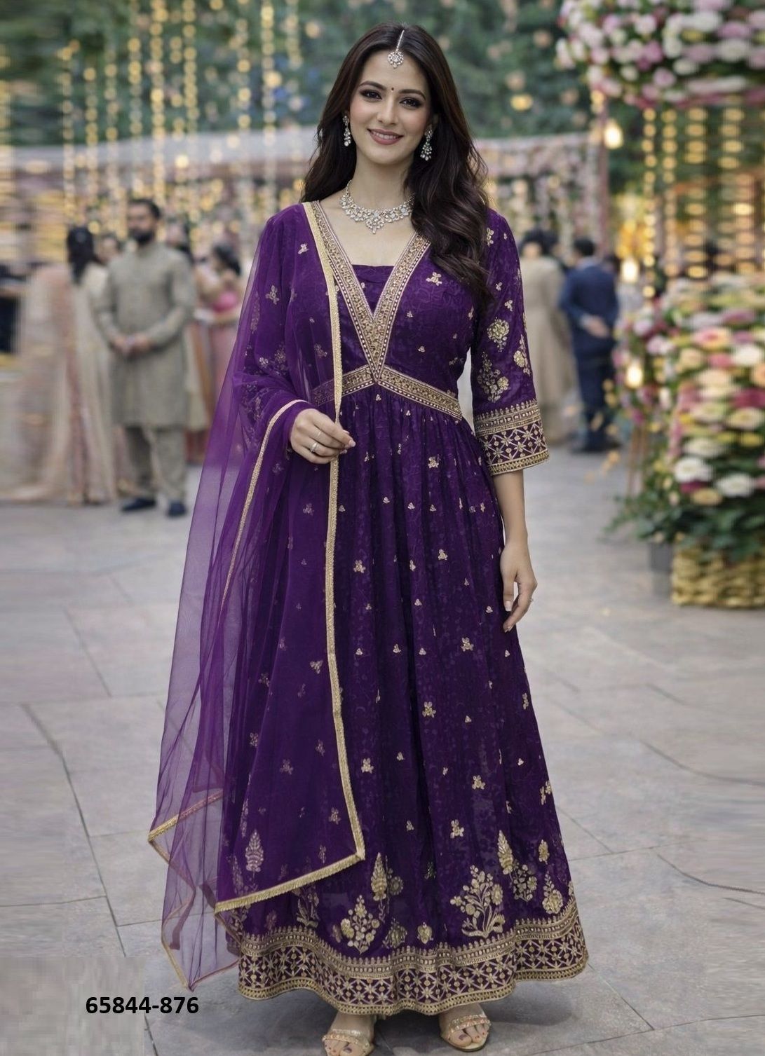 NILIMA - Catalog # 65844 (Set of 2 Readymade Gowns)