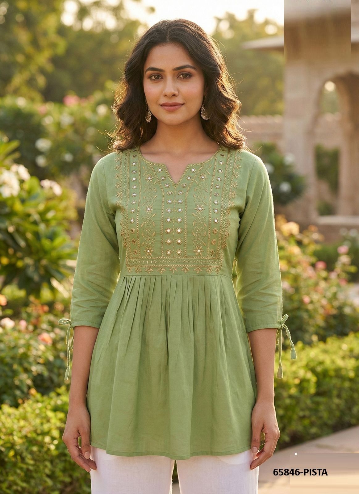 CHARMI 5 - Catalog # 65846 (Set of 5 Readymade Women's Kurtis / Tops) CHARMI 5 - Catalog # 65846 (Set of 5 Readymade Women's Kurtis / Tops)