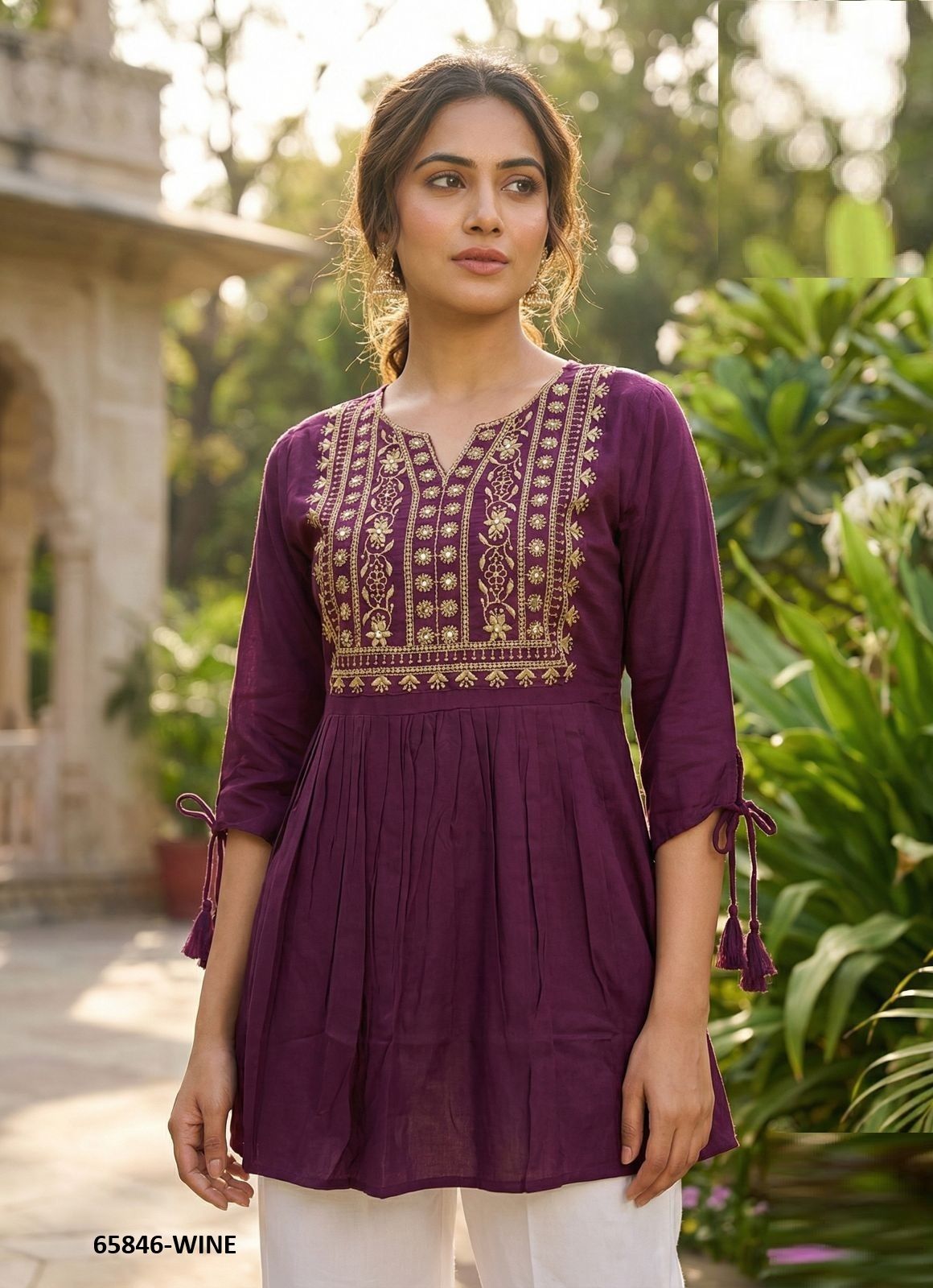 CHARMI 5 - Catalog # 65846 (Set of 5 Readymade Women's Kurtis / Tops) CHARMI 5 - Catalog # 65846 (Set of 5 Readymade Women's Kurtis / Tops)