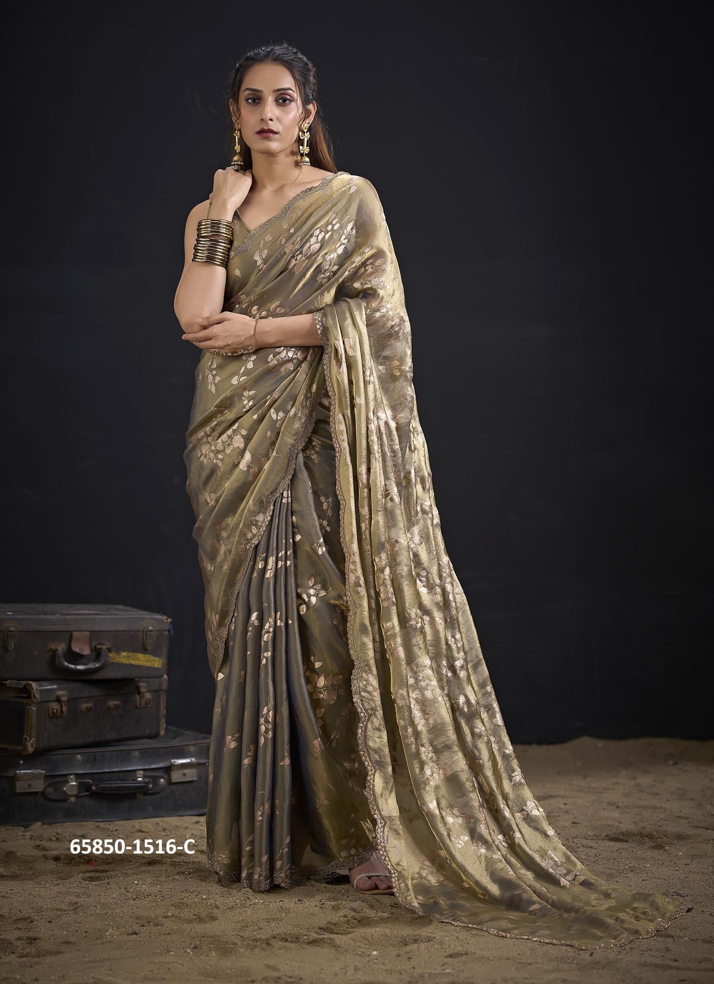 SERIES 1516 - Catalog # 65850 (Set of 5 Sarees)