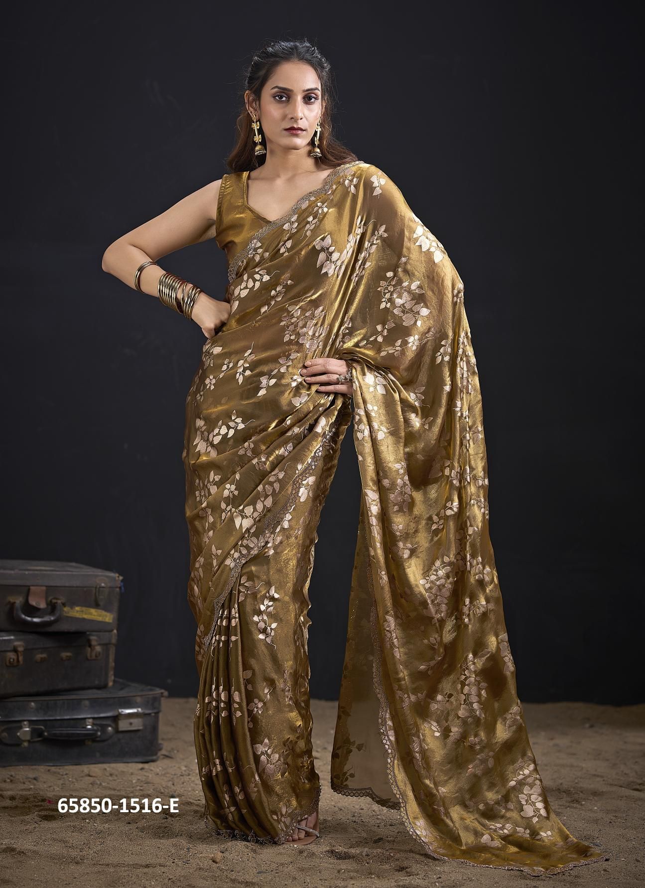 SERIES 1516 - Catalog # 65850 (Set of 5 Sarees)