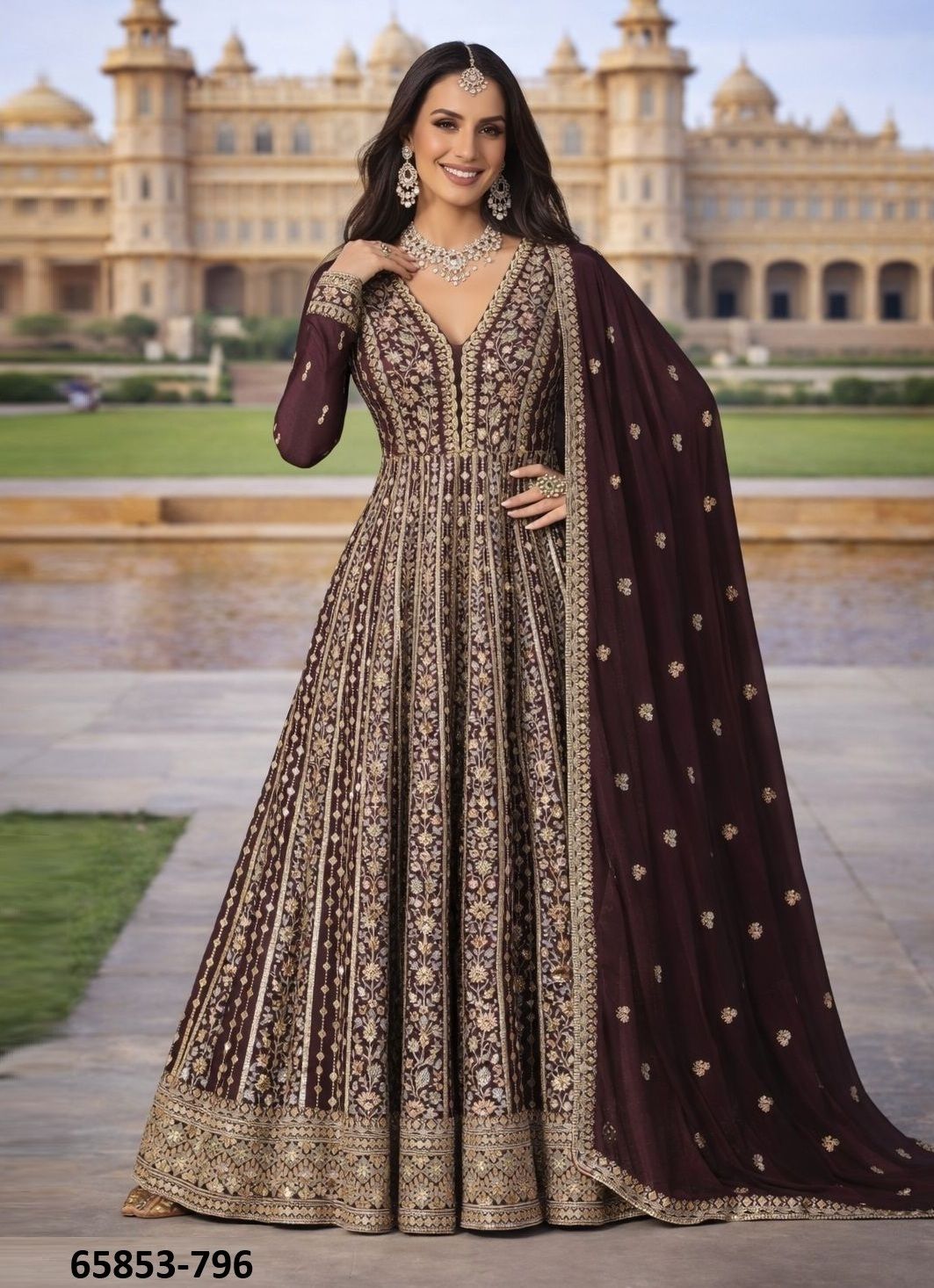 ZARA - Catalog # 65853 (Set of 3 Readymade Gowns)