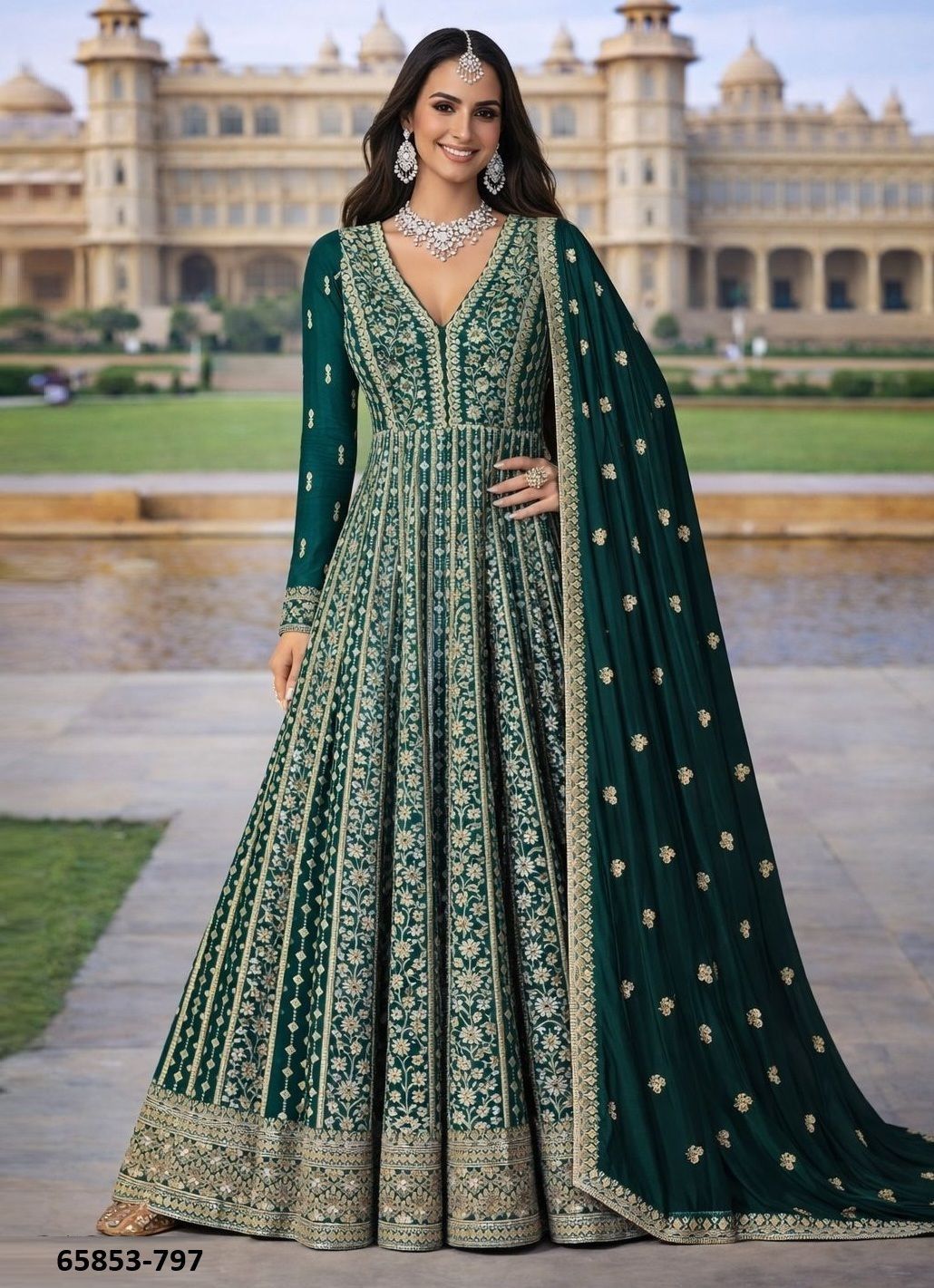 ZARA - Catalog # 65853 (Set of 3 Readymade Gowns)