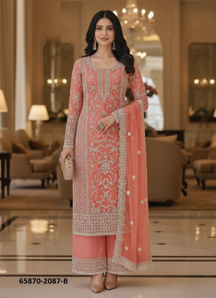 SERIES 2087 - Catalog # 65870 (Set of 5 Semi-Stitched / Un-Stitched Suits) SERIES 2087 - Catalog # 65870 (Set of 5 Semi-Stitched / Un-Stitched Suits)
