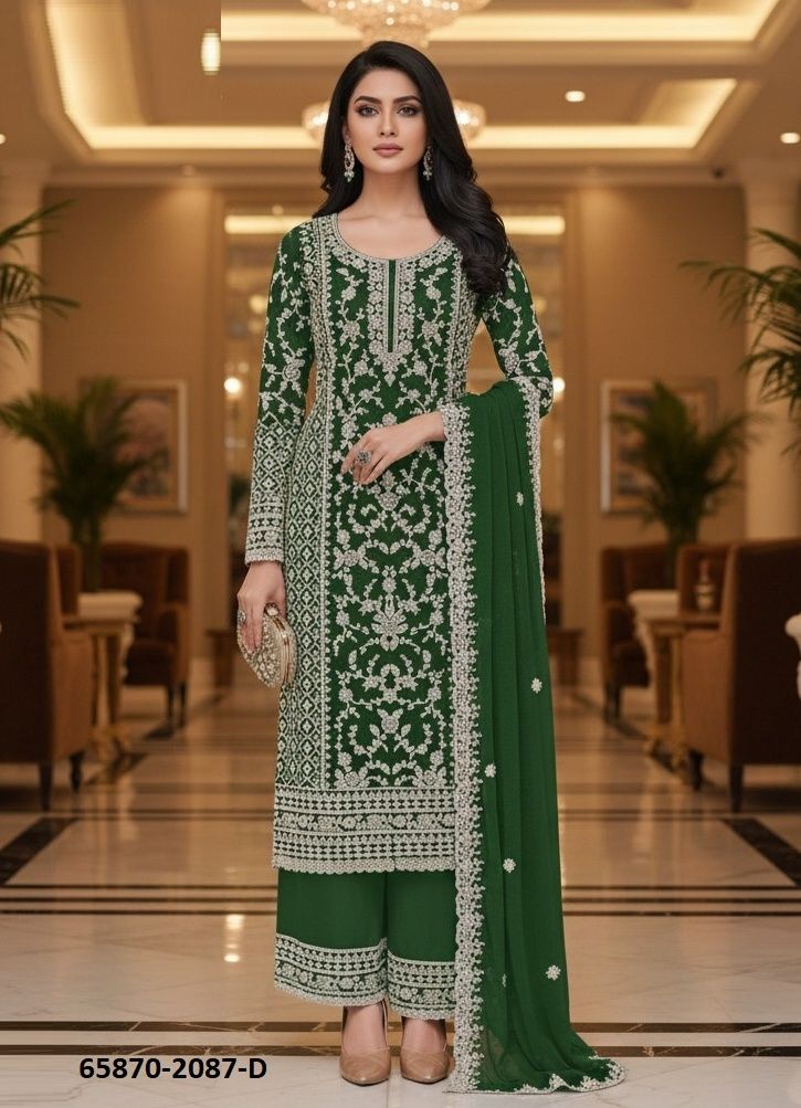 SERIES 2087 - Catalog # 65870 (Set of 5 Semi-Stitched / Un-Stitched Suits) SERIES 2087 - Catalog # 65870 (Set of 5 Semi-Stitched / Un-Stitched Suits)