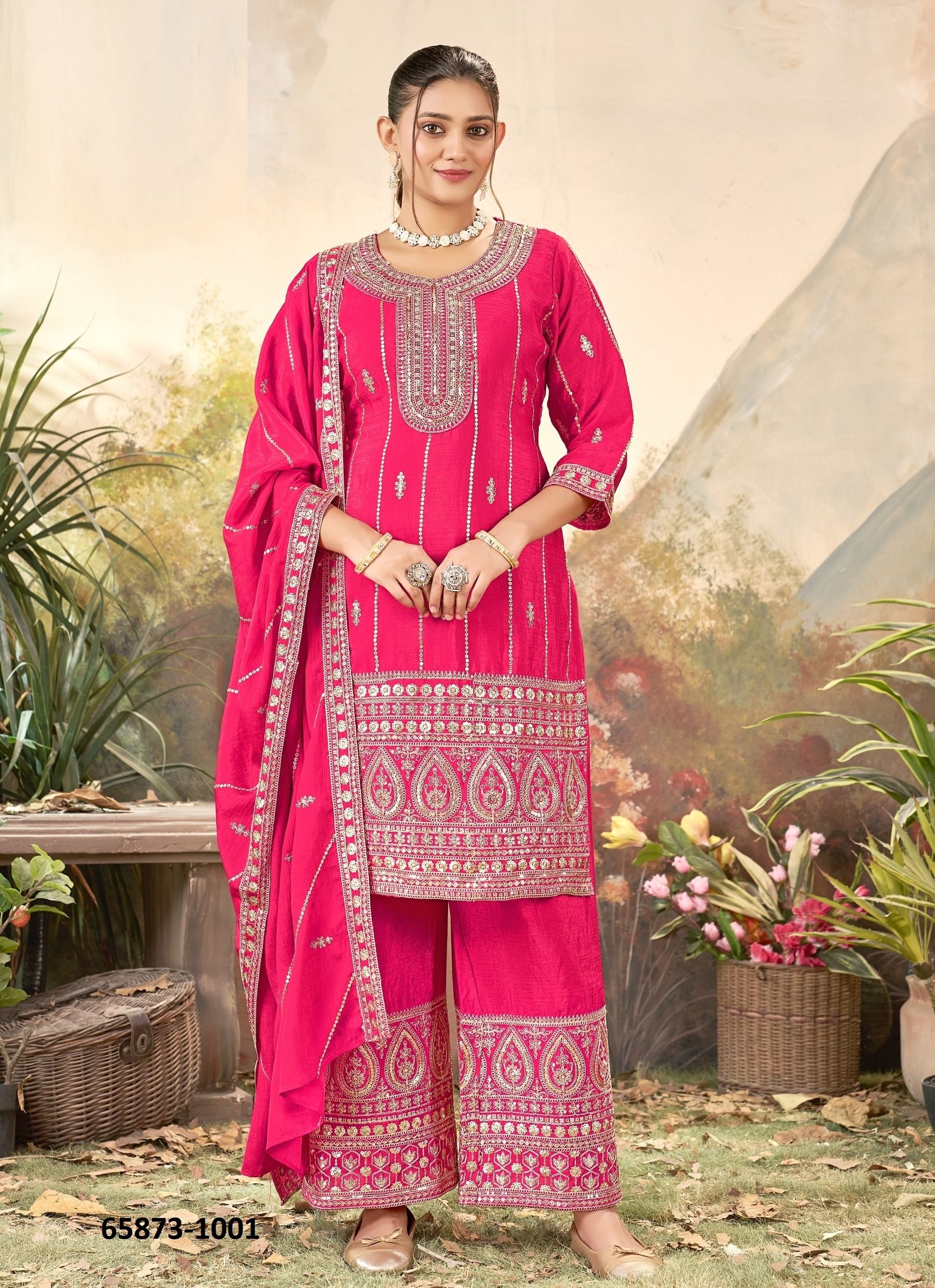 FARAAH - Catalog # 65873 (Set of 8 Readymade Salwar Suits) FARAAH - Catalog # 65873 (Set of 8 Readymade Salwar Suits)