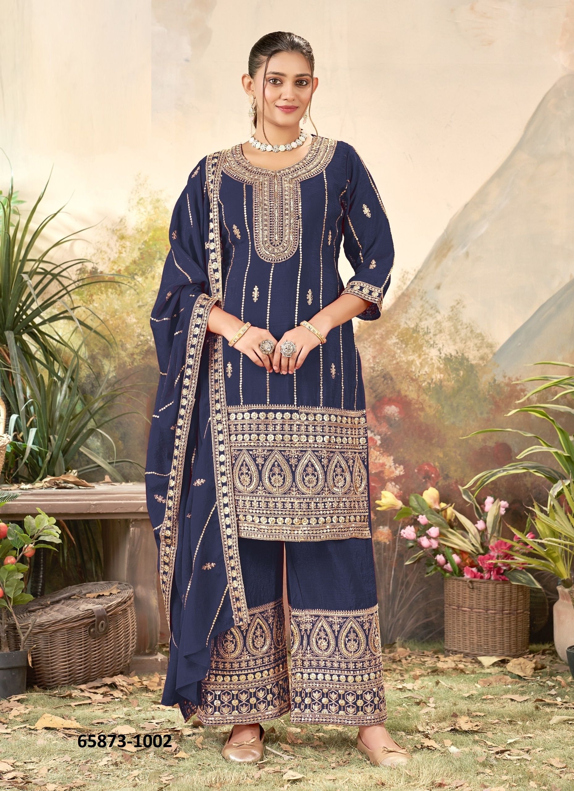 FARAAH - Catalog # 65873 (Set of 8 Readymade Salwar Suits) FARAAH - Catalog # 65873 (Set of 8 Readymade Salwar Suits)