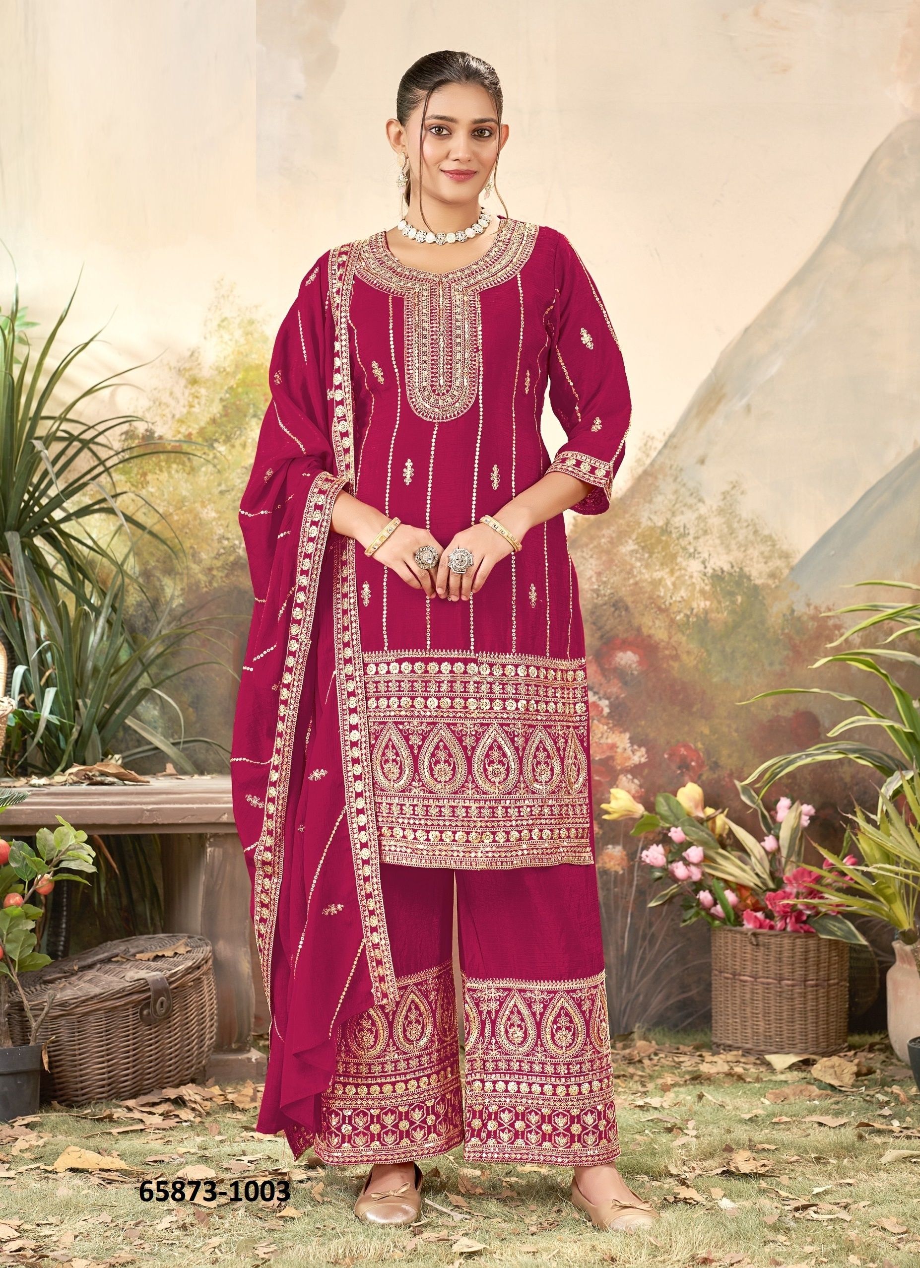 FARAAH - Catalog # 65873 (Set of 8 Readymade Salwar Suits) FARAAH - Catalog # 65873 (Set of 8 Readymade Salwar Suits)