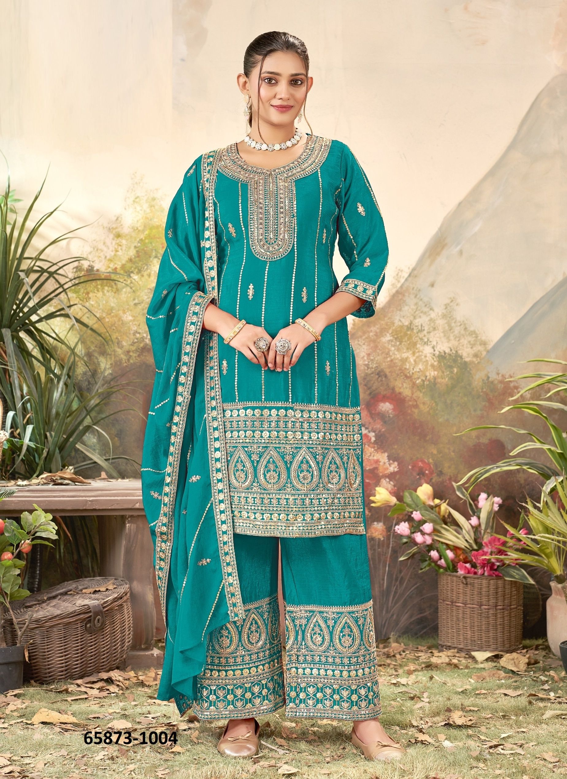 FARAAH - Catalog # 65873 (Set of 8 Readymade Salwar Suits) FARAAH - Catalog # 65873 (Set of 8 Readymade Salwar Suits)