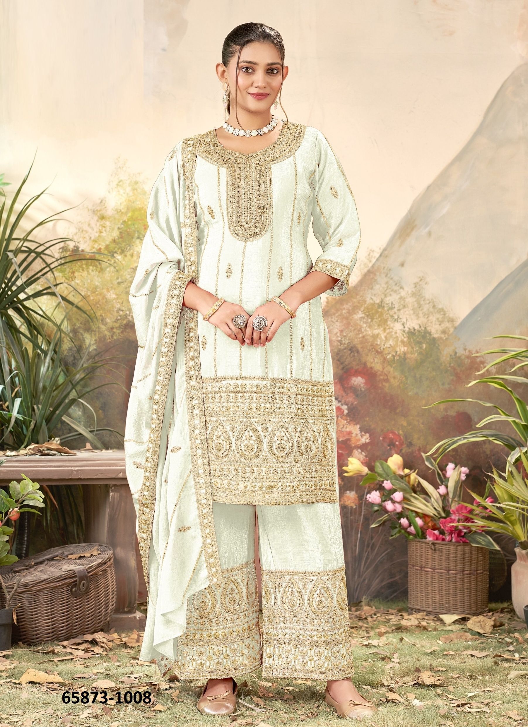 FARAAH - Catalog # 65873 (Set of 8 Readymade Salwar Suits) FARAAH - Catalog # 65873 (Set of 8 Readymade Salwar Suits)