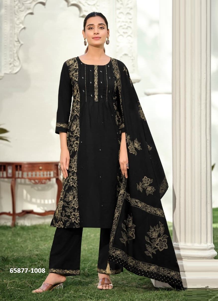 MANNAT - Catalog # 65877 (Set of 6 Readymade Salwar Suits) MANNAT - Catalog # 65877 (Set of 6 Readymade Salwar Suits)