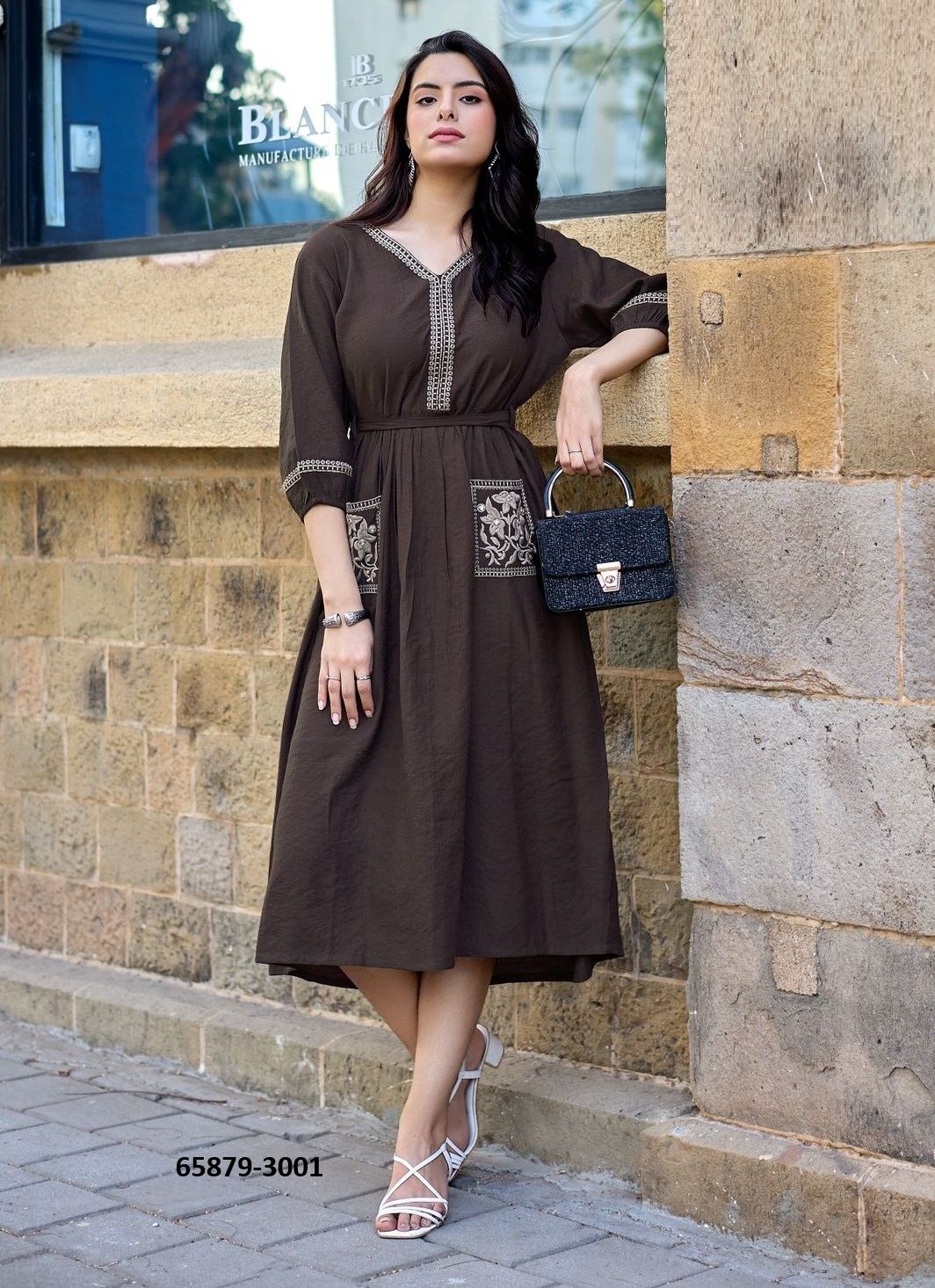 ALEENA - Catalog # 65879 (Set of 5 Readymade Women's Kurtis / Tops) ALEENA - Catalog # 65879 (Set of 5 Readymade Women's Kurtis / Tops)