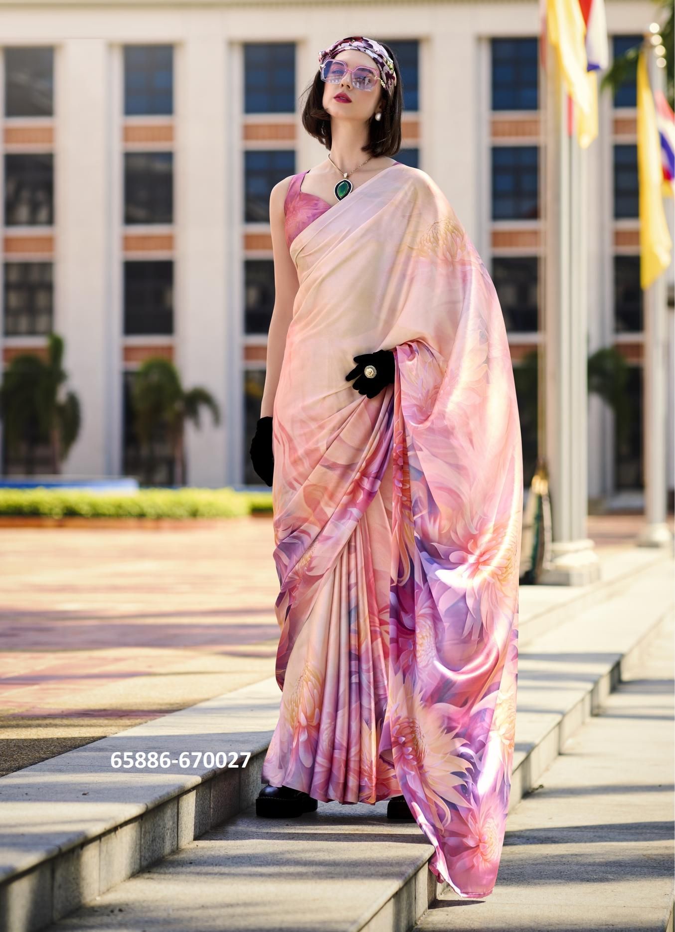 NEXT GENERATION 670019 - Catalog # 65886 (Set of 9 Sarees)