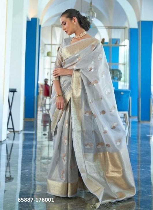 KIASSA TISSUE - Catalog # 65887 (Set of 5 Sarees) KIASSA TISSUE - Catalog # 65887 (Set of 5 Sarees)