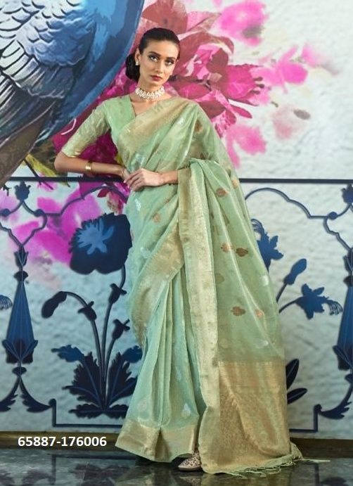 KIASSA TISSUE - Catalog # 65887 (Set of 5 Sarees) KIASSA TISSUE - Catalog # 65887 (Set of 5 Sarees)