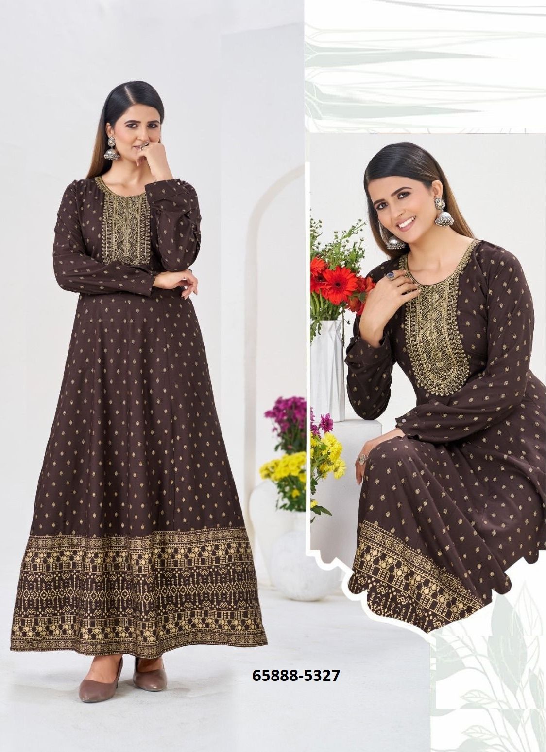 WANIYA - Catalog # 65888 (Set of 6 Readymade Women's Kurtis / Tops) WANIYA - Catalog # 65888 (Set of 6 Readymade Women's Kurtis / Tops)