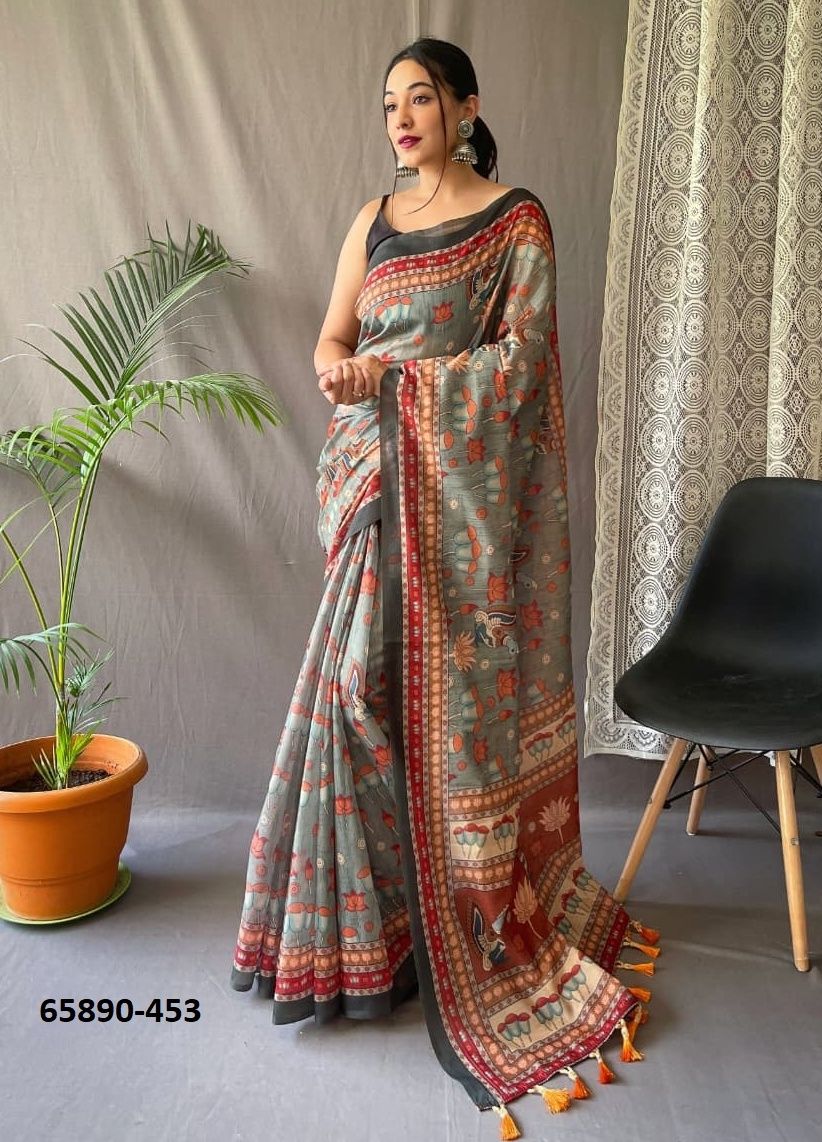 KADAMBARI - Catalog # 65890 (Set of 5 Sarees)