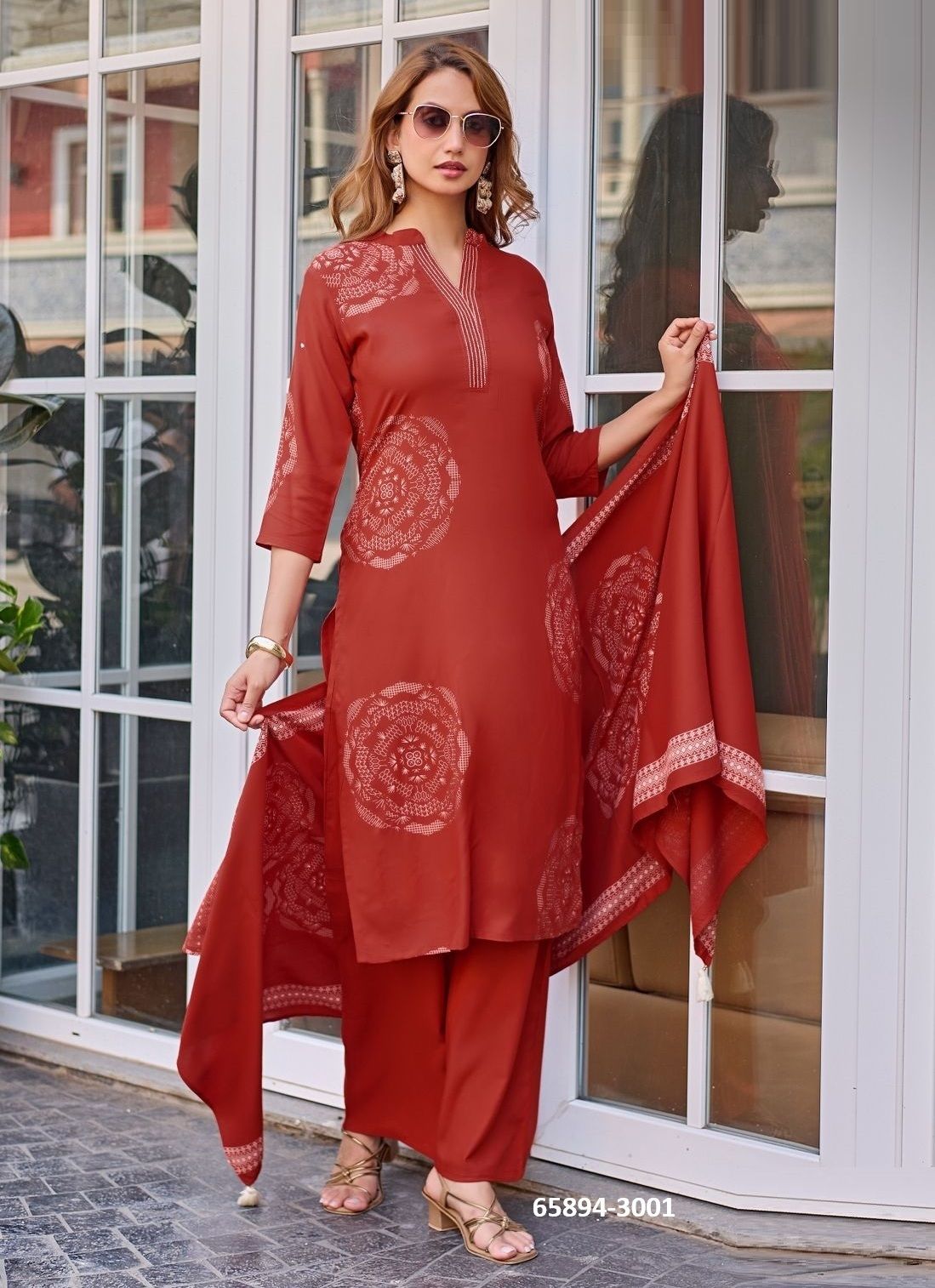 KASTURAM - Catalog # 65894 (Set of 6 Readymade Salwar Suits) KASTURAM - Catalog # 65894 (Set of 6 Readymade Salwar Suits)
