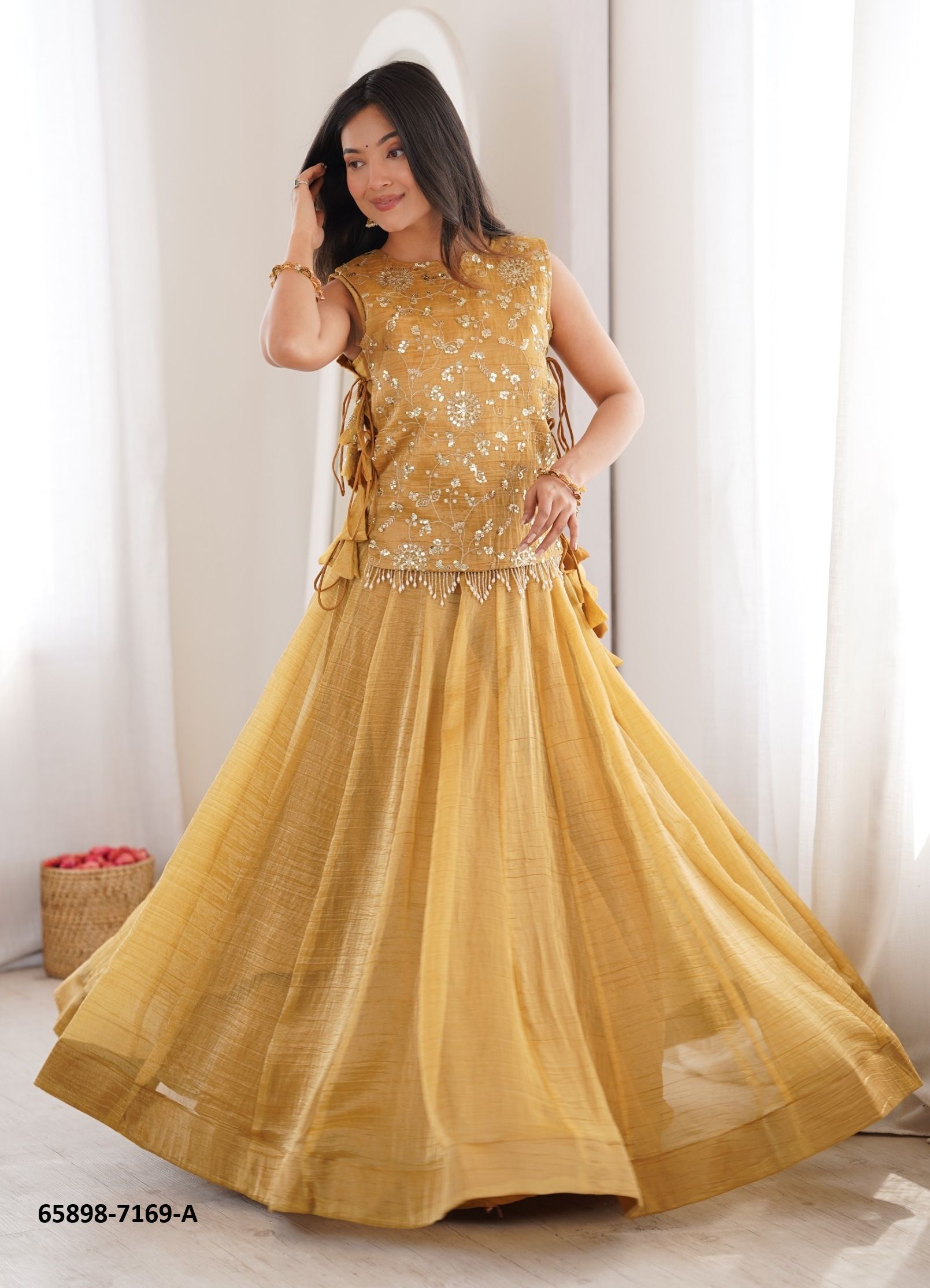 SERIES 7169 - Catalog # 65898 (Set of 2 Readymade Lehengas) SERIES 7169 - Catalog # 65898 (Set of 2 Readymade Lehengas)
