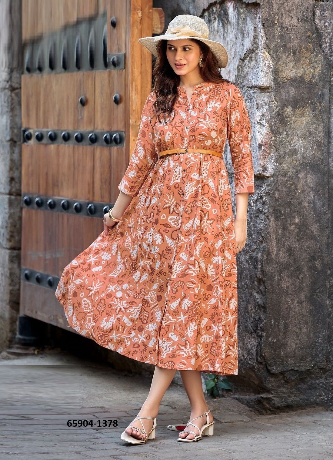 BELT 26 - Catalog # 65904 (Set of 6 Readymade Women's Kurtis / Tops) BELT 26 - Catalog # 65904 (Set of 6 Readymade Women's Kurtis / Tops)