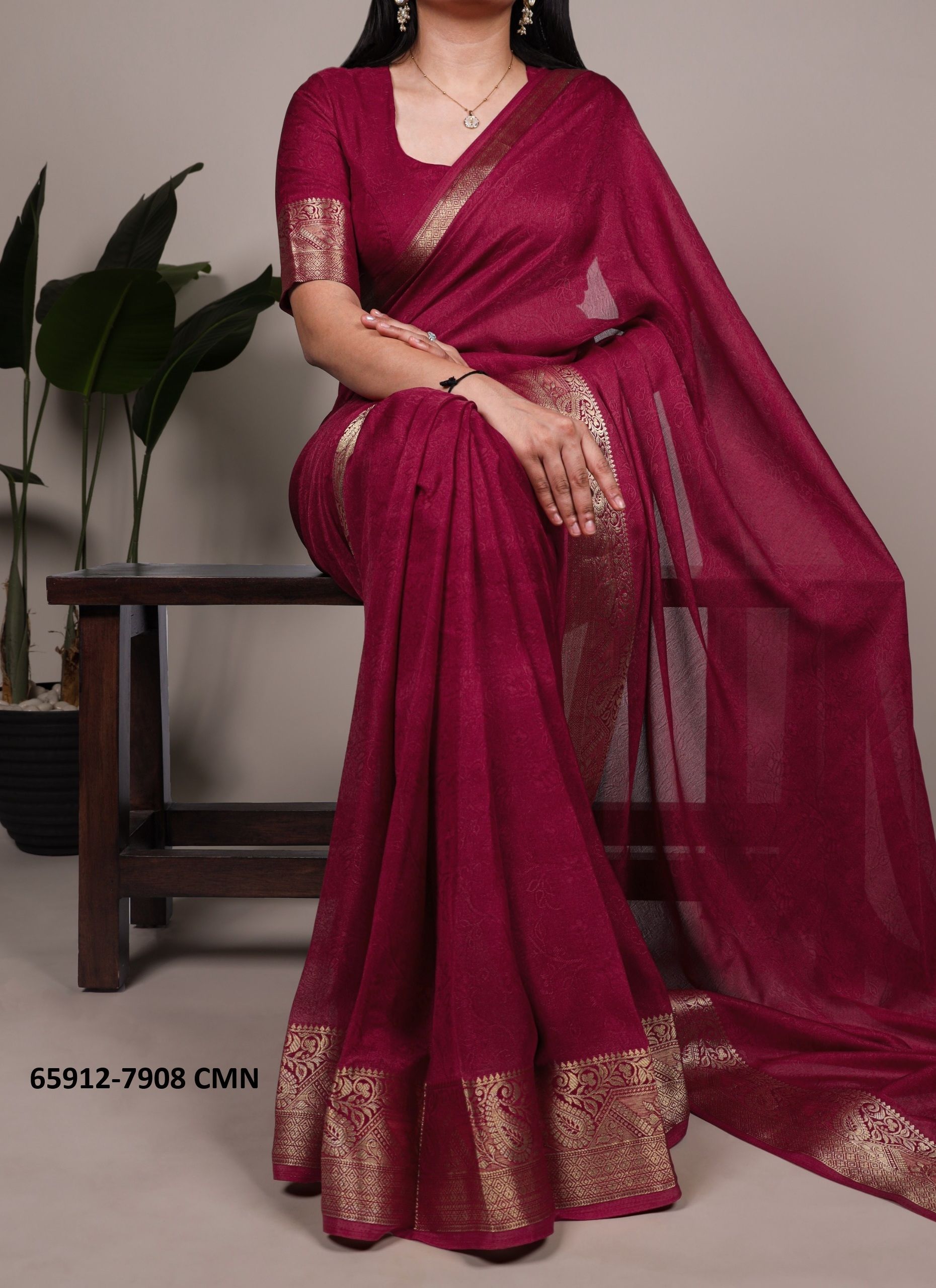 SERIES 7908 - Catalog # 65912 (Set of 4 Sarees) SERIES 7908 - Catalog # 65912 (Set of 4 Sarees)