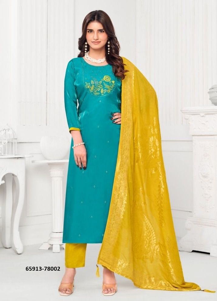 MUMKIN - Catalog # 65913 (Set of 12 Readymade Salwar Suits) MUMKIN - Catalog # 65913 (Set of 12 Readymade Salwar Suits)