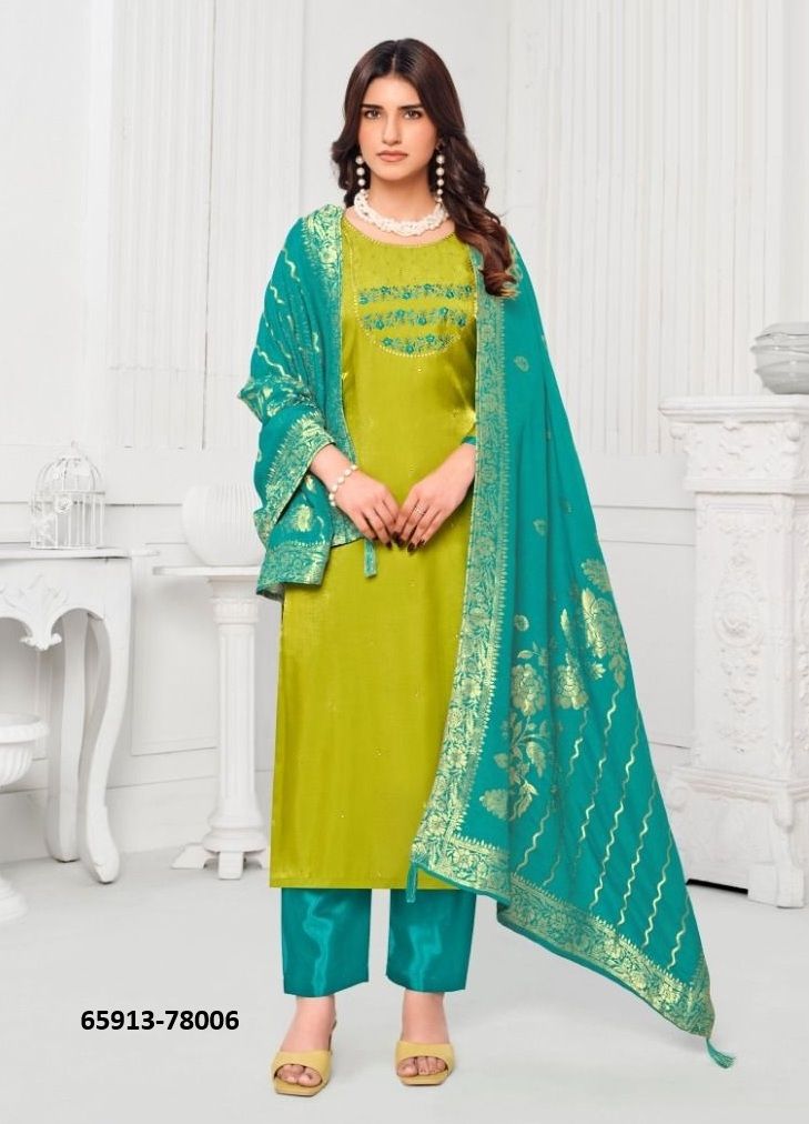 MUMKIN - Catalog # 65913 (Set of 12 Readymade Salwar Suits) MUMKIN - Catalog # 65913 (Set of 12 Readymade Salwar Suits)