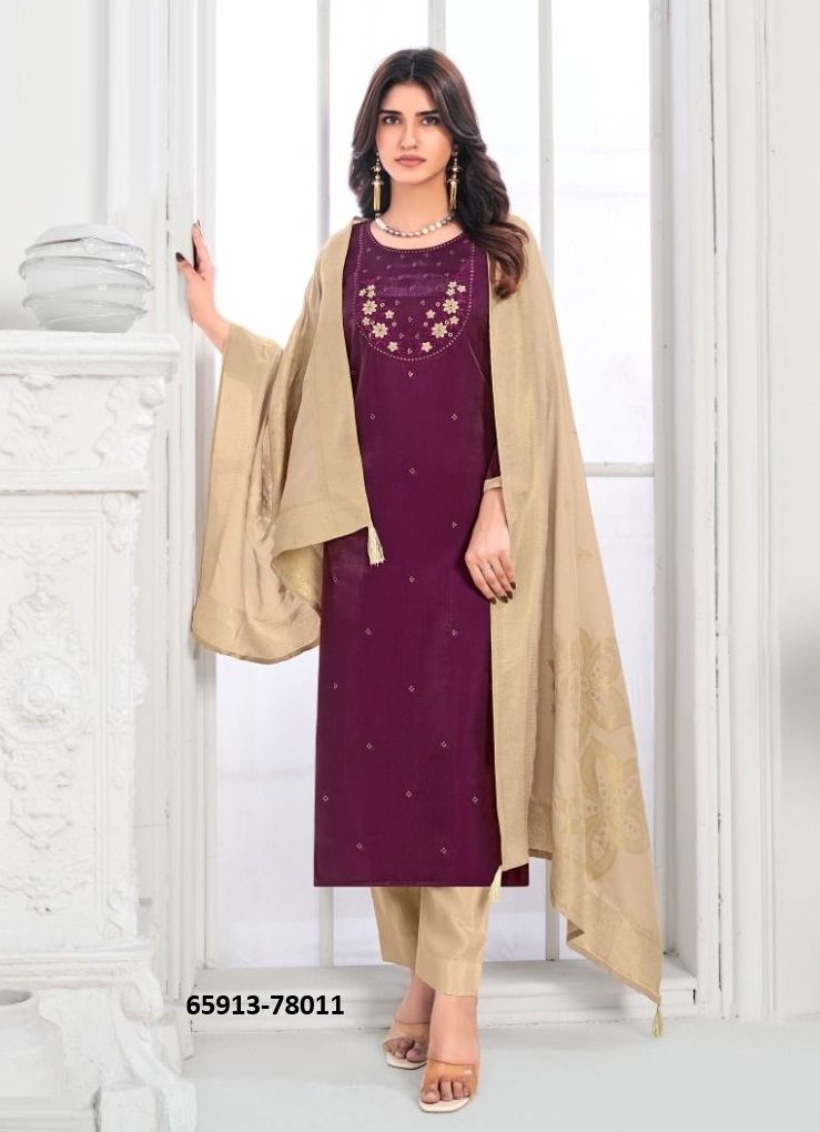 MUMKIN - Catalog # 65913 (Set of 12 Readymade Salwar Suits) MUMKIN - Catalog # 65913 (Set of 12 Readymade Salwar Suits)