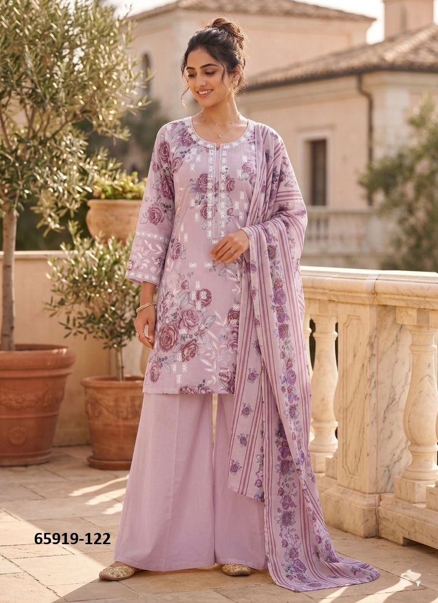 SHREYA FARSHI - Catalog # 65919 (Set of 4 SIZE-SETS [Readymade Salwar Suits])