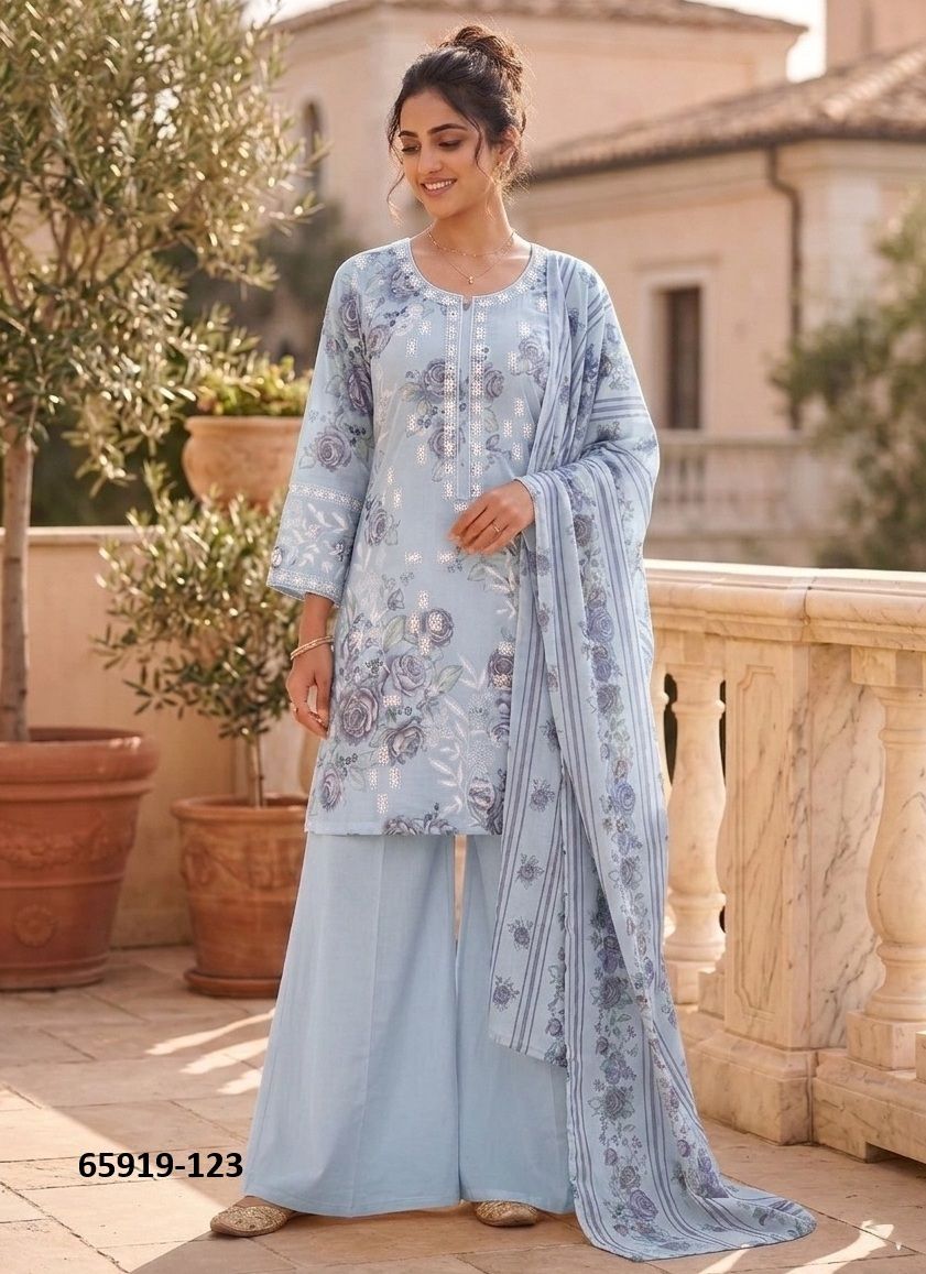 SHREYA FARSHI - Catalog # 65919 (Set of 4 SIZE-SETS [Readymade Salwar Suits])