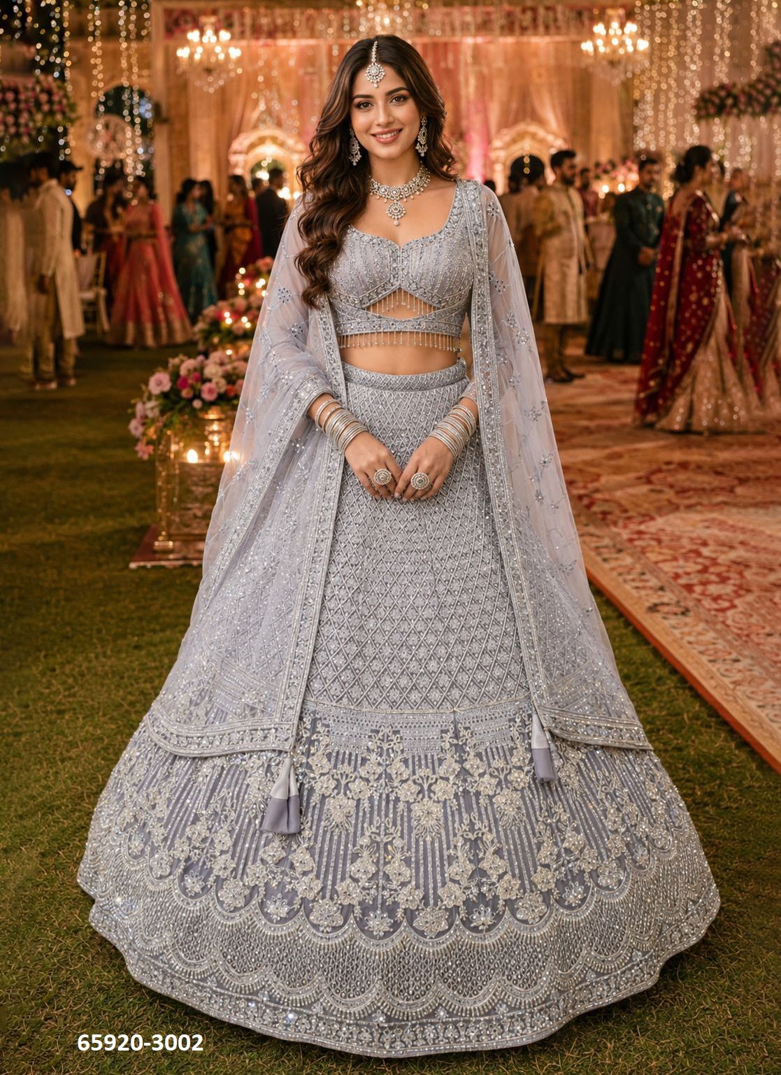 DEVI - Catalog # 65920 (Set of 2 Readymade Lehengas)
