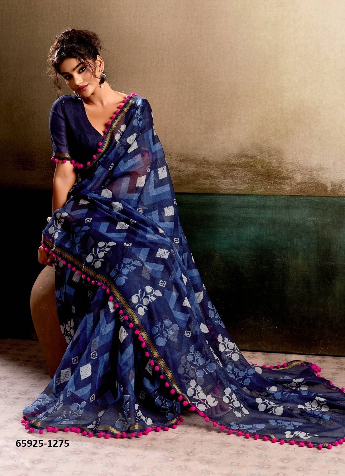 PUM PUM 18 - Catalog # 65925 (Set of 5 Sarees) PUM PUM 18 - Catalog # 65925 (Set of 5 Sarees)