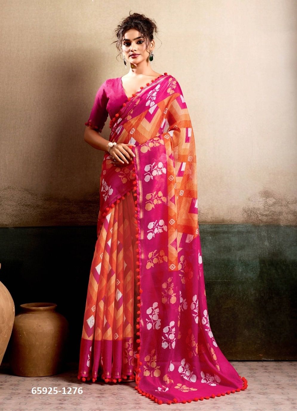 PUM PUM 18 - Catalog # 65925 (Set of 5 Sarees) PUM PUM 18 - Catalog # 65925 (Set of 5 Sarees)