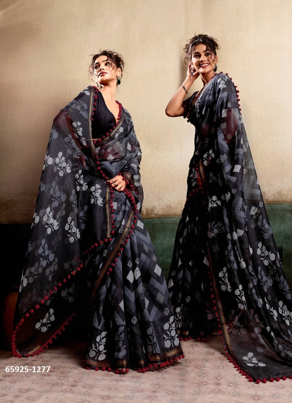 PUM PUM 18 - Catalog # 65925 (Set of 5 Sarees) PUM PUM 18 - Catalog # 65925 (Set of 5 Sarees)