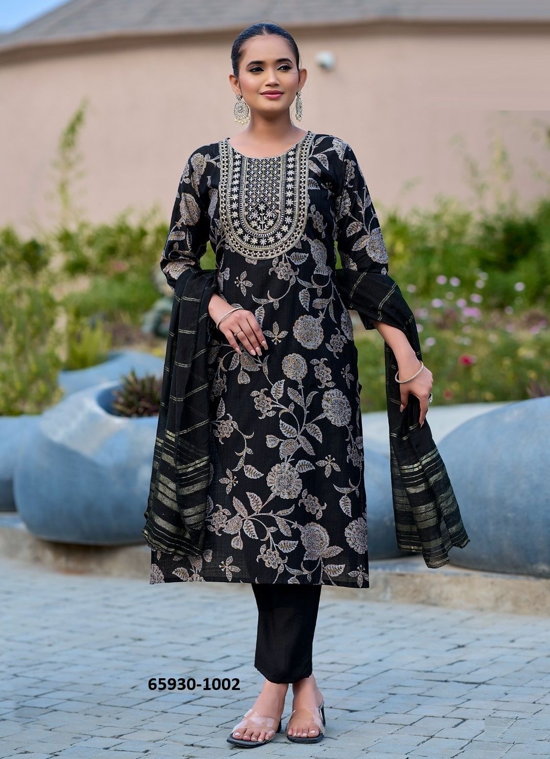 KAVYA 1 - Catalog # 65930 (Set of 8 Readymade Salwar Suits)