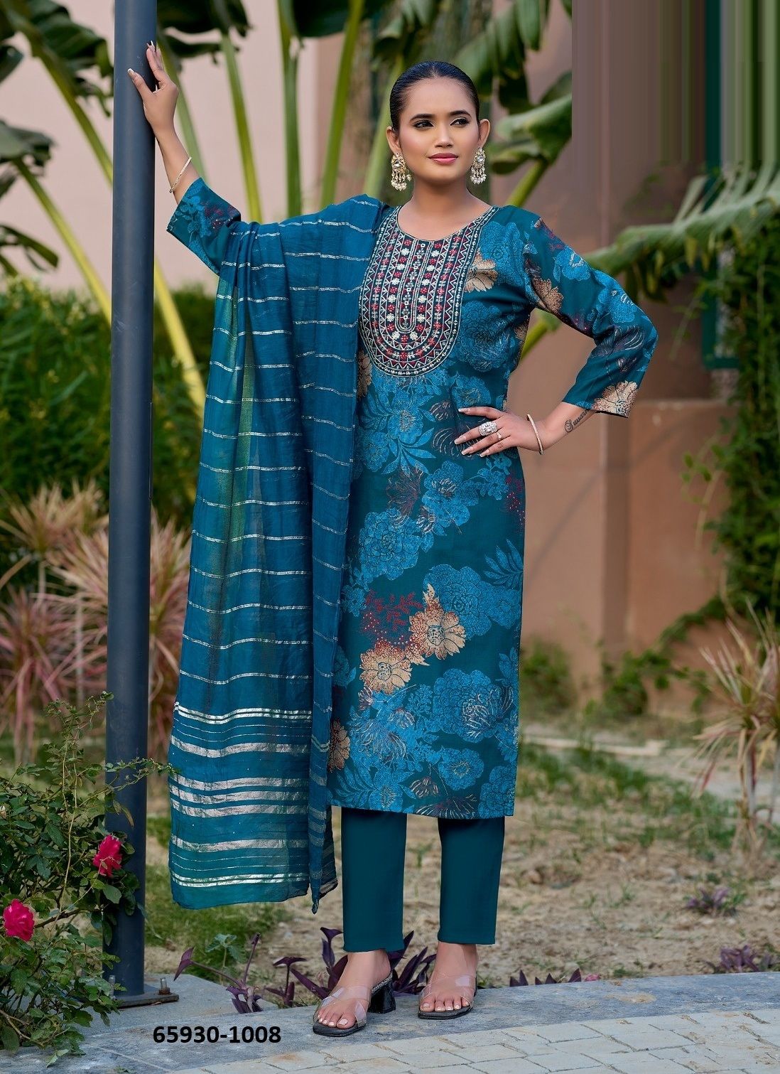 KAVYA 1 - Catalog # 65930 (Set of 8 Readymade Salwar Suits)