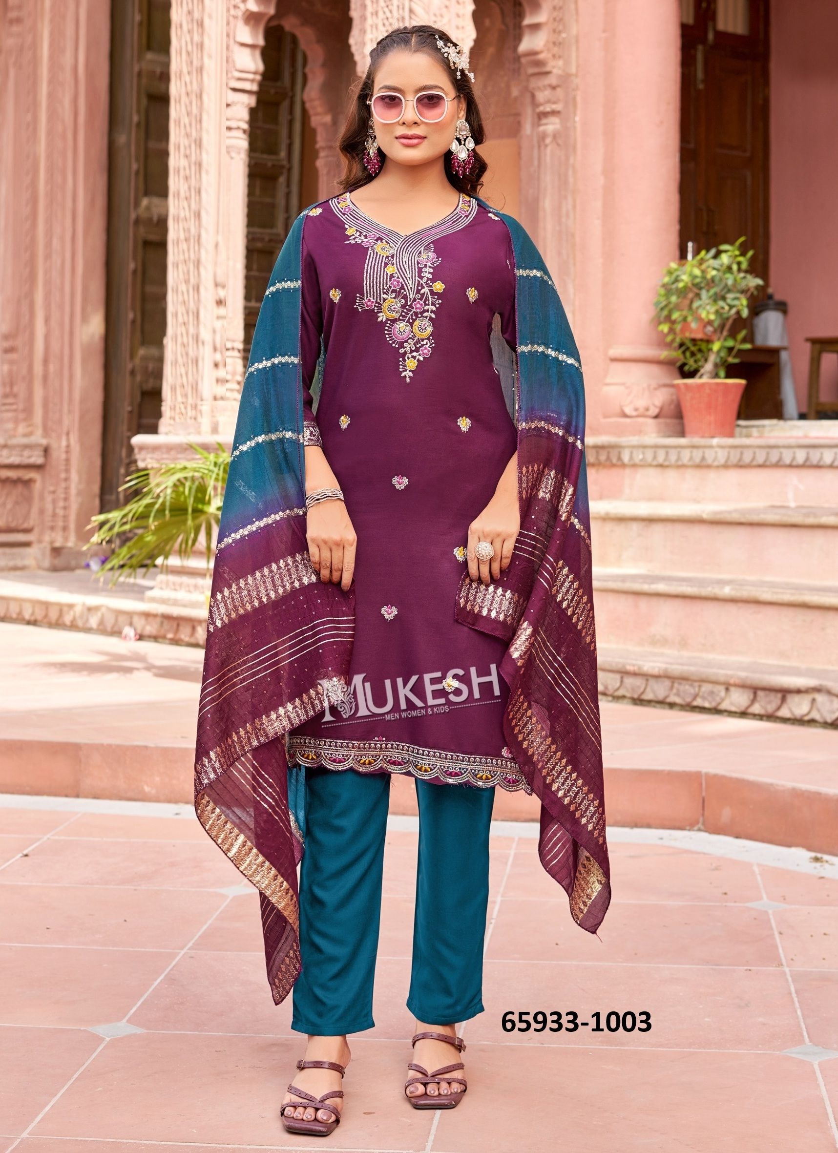 TANYA - Catalog # 65933 (Set of 8 Readymade Salwar Suits