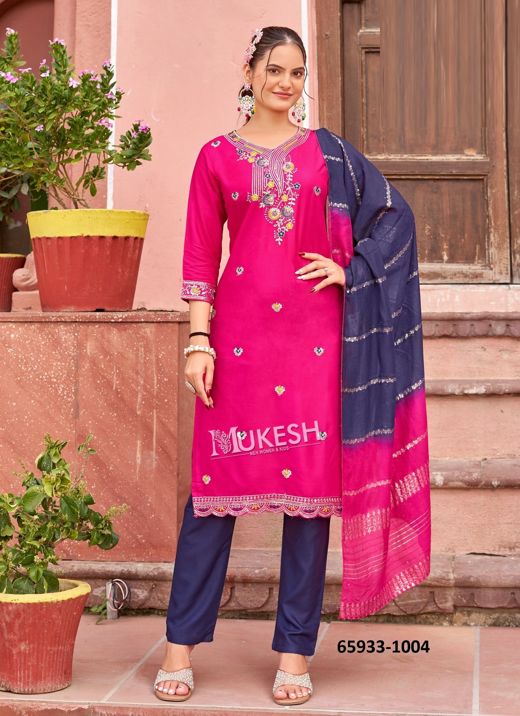 TANYA - Catalog # 65933 (Set of 8 Readymade Salwar Suits