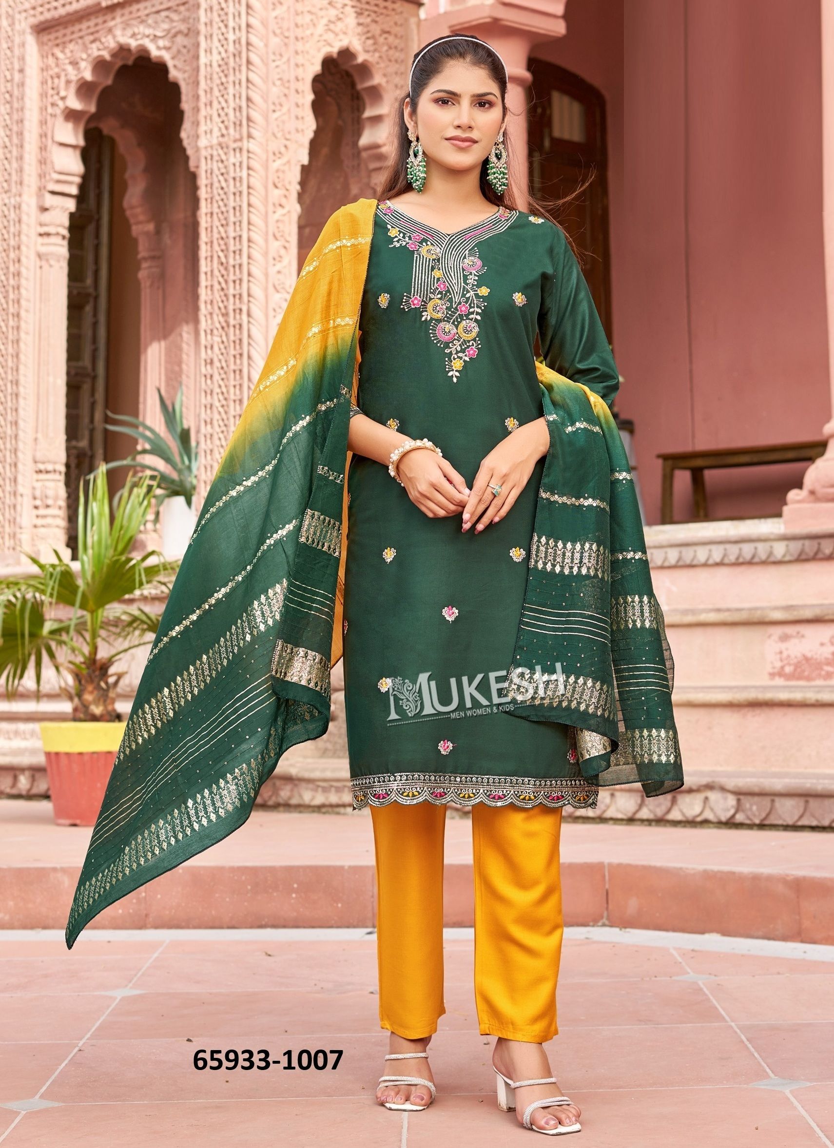 TANYA - Catalog # 65933 (Set of 8 Readymade Salwar Suits