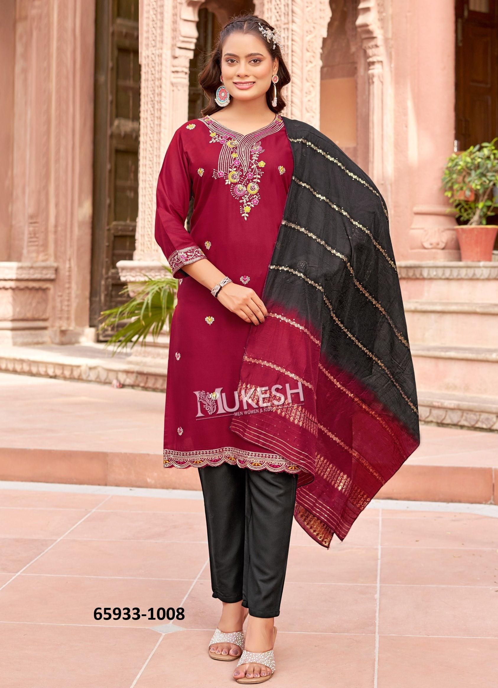 TANYA - Catalog # 65933 (Set of 8 Readymade Salwar Suits