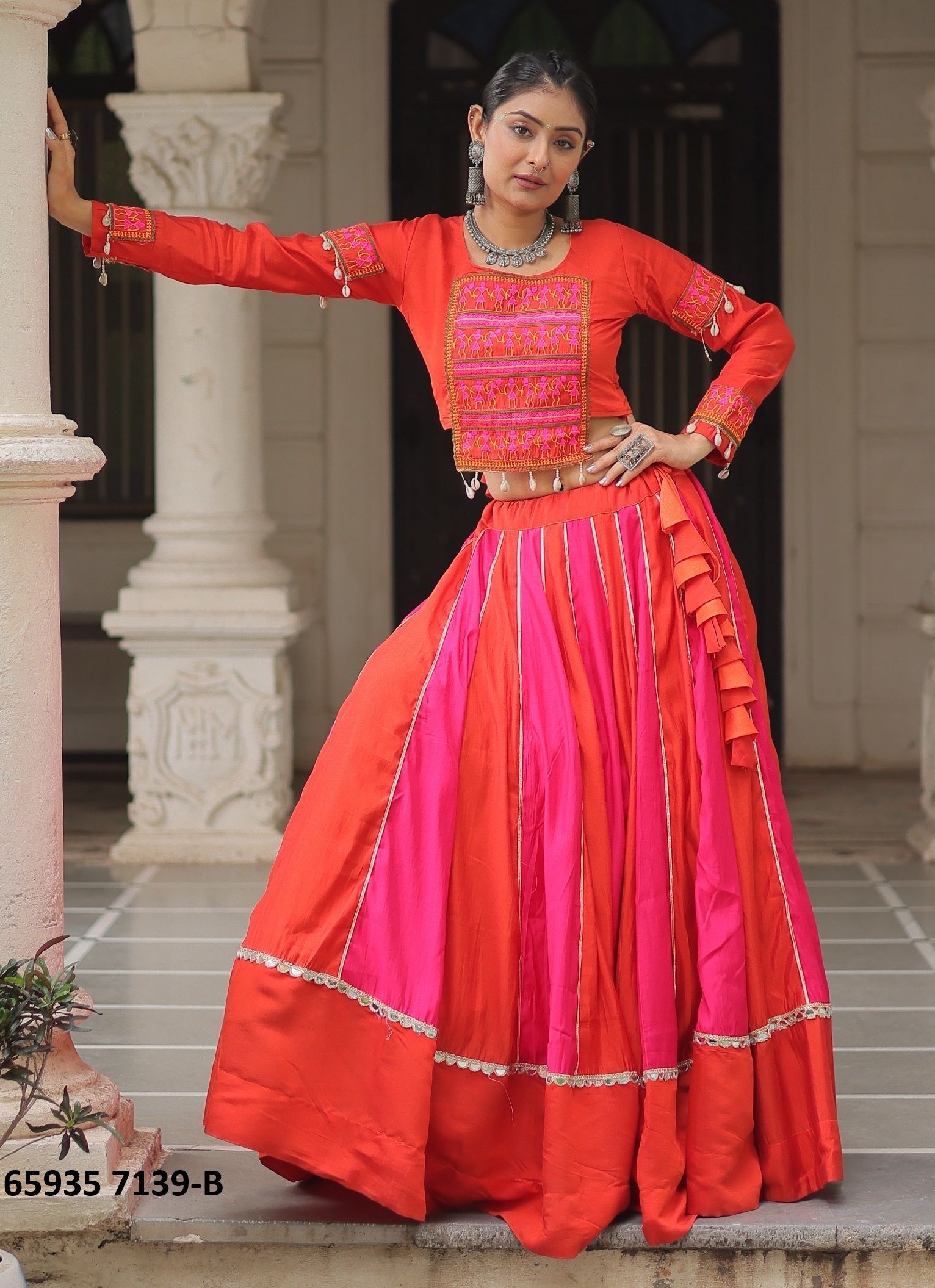 SERIES 7139 - Catalog # 65935 (Set of 2 Readymade Lehengas) SERIES 7139 - Catalog # 65935 (Set of 2 Readymade Lehengas)