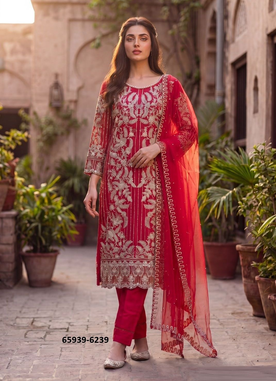 TVISHA 1 - Catalog # 65939 (Set of 5 Readymade Salwar Suits)