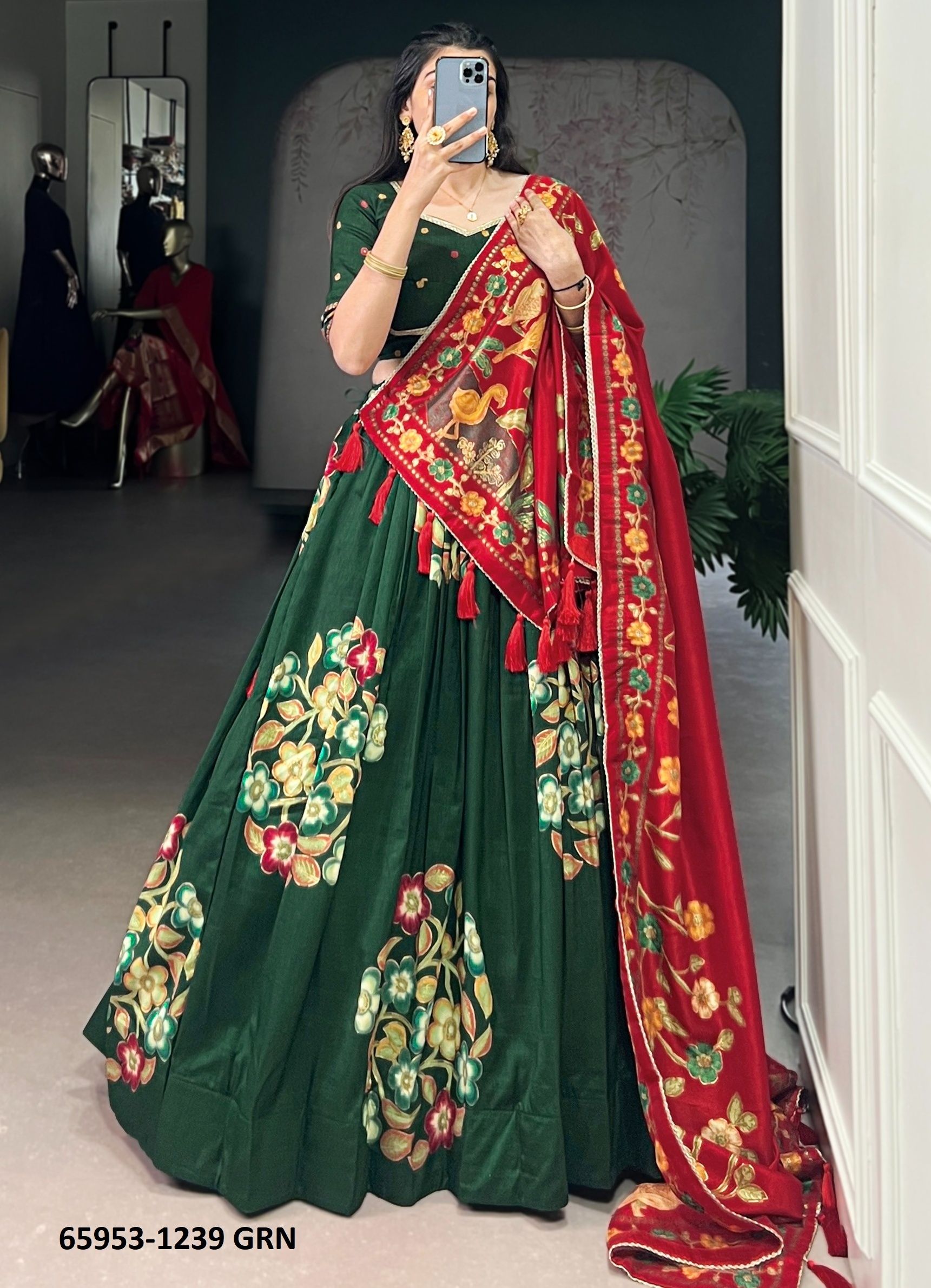 SERIES 1239 - Catalog # 65953 (Set of 2 Readymade Lehengas) SERIES 1239 - Catalog # 65953 (Set of 2 Readymade Lehengas)