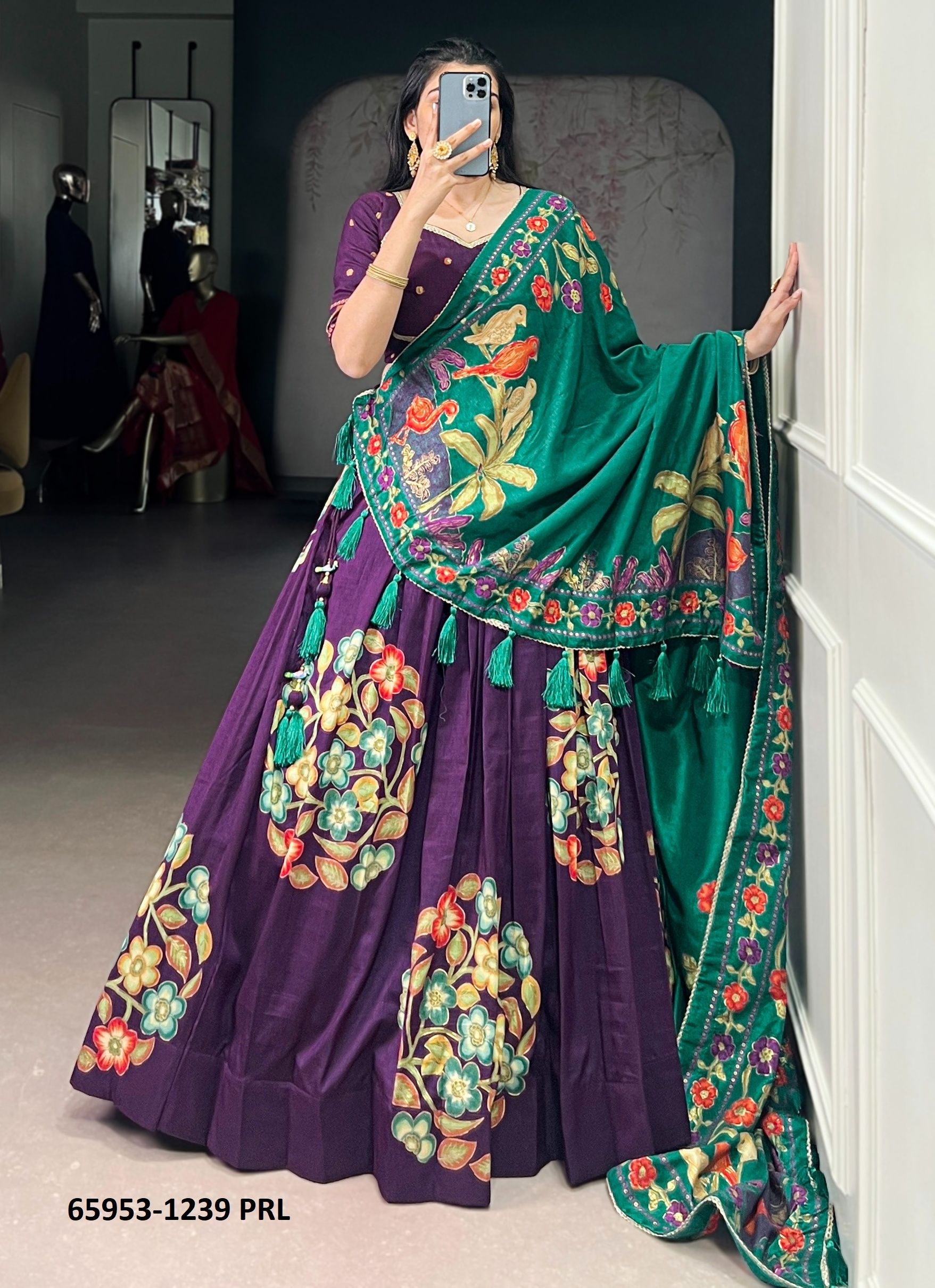 SERIES 1239 - Catalog # 65953 (Set of 2 Readymade Lehengas) SERIES 1239 - Catalog # 65953 (Set of 2 Readymade Lehengas)