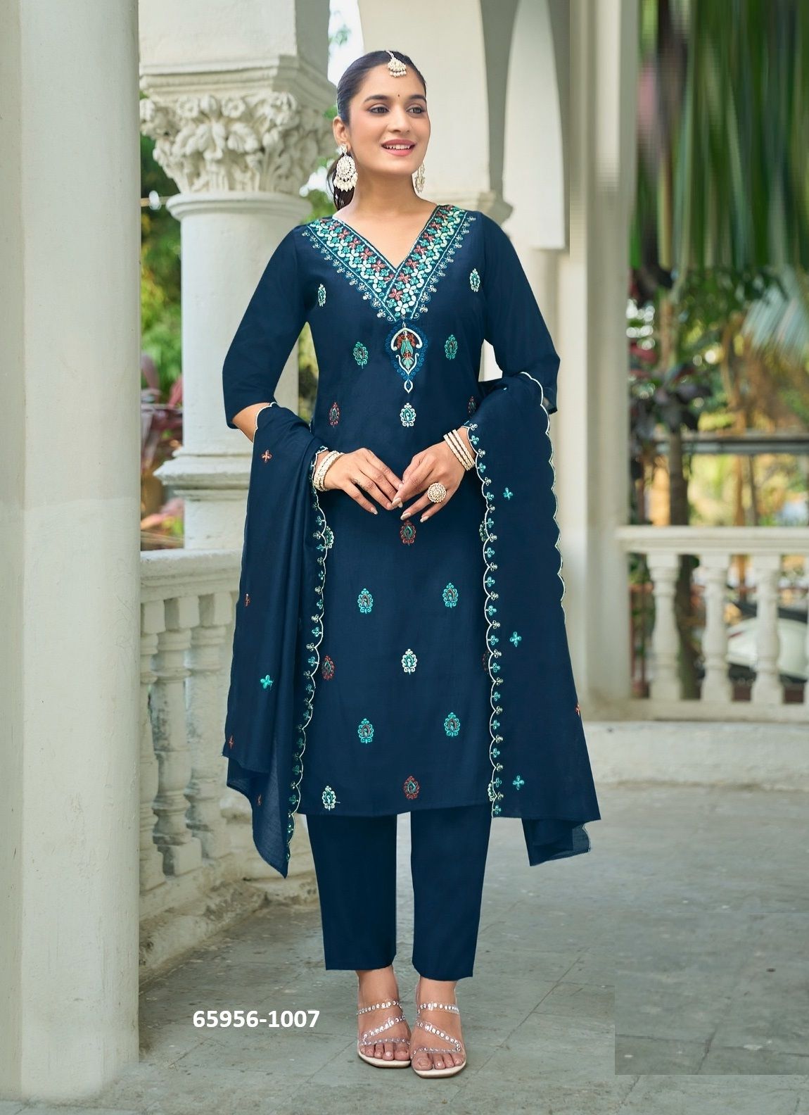 KAAMINI 1 - Catalog # 65956 (Set of 8 Readymade Salwar Suits)