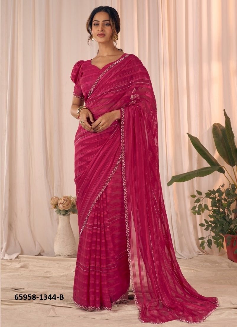 SERIES 1344 - Catalog # 65958 (Set of 5 Sarees)