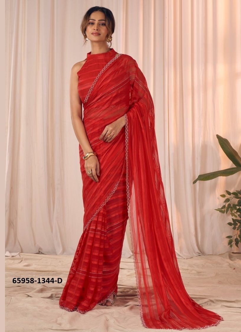 SERIES 1344 - Catalog # 65958 (Set of 5 Sarees)