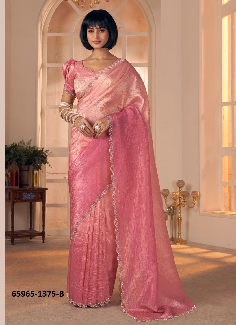 SERIES 1375 - Catalog # 65965 (Set of 5 Sarees)